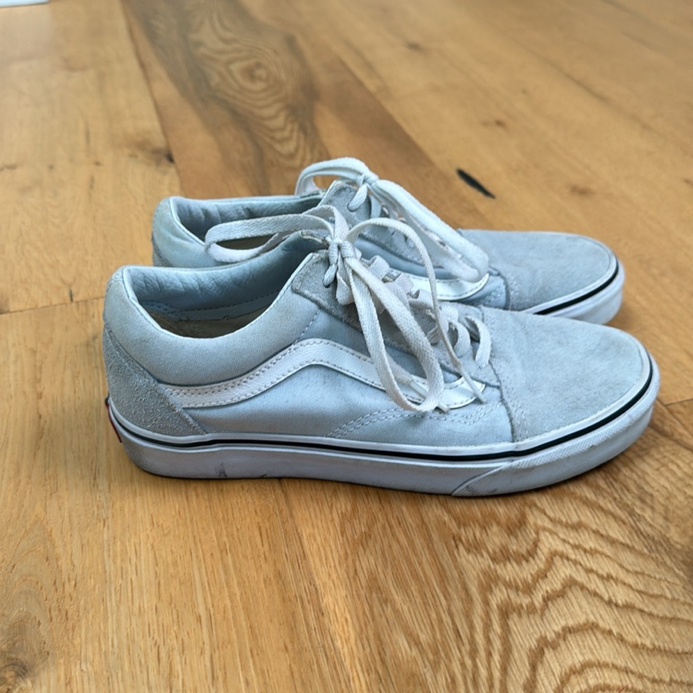 Light Blue Suede Vans - Picture 4 of 10